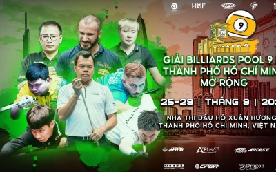 Giải Billards Pool 9 Bi TP.Hồ Chí Minh Mở Rộng Năm 2024