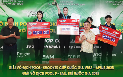 LỄ TRAO GIẢI HẠNG MỤC POOL 9-BALL NỮ | GIẢI VÔ ĐỊCH POOL - SNOOKER CÚP QUỐC GIA VBSF - APLUS 2025